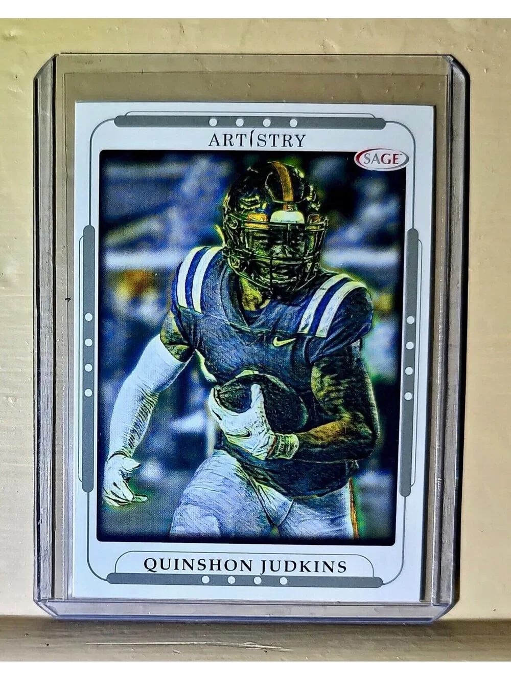 Quinshon Judkins 2023 SAGE Artistry Football #103 Card
